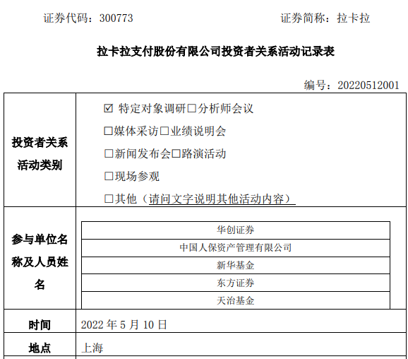 拉卡拉獲5家機構調研：公司毛利率33.57%_個人對私辦理銀行刷卡機的手續(圖1)